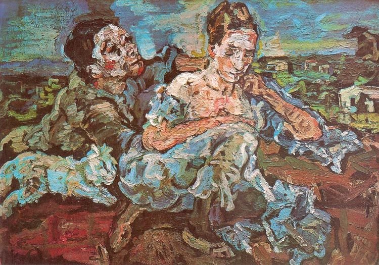 Lovers by Oskar Kokoschka